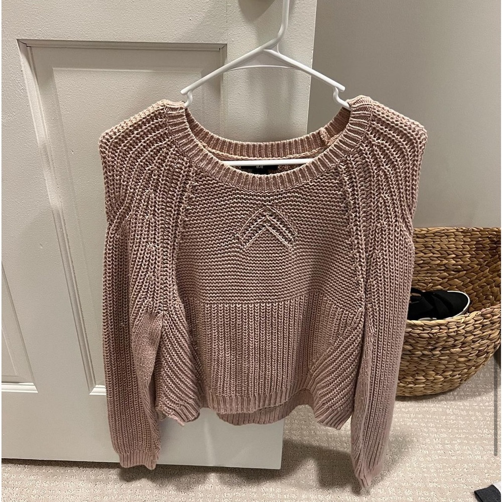 Cute muave h and m sweater